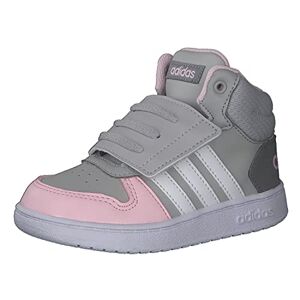 Adidas Mixte bébé Hoops Mid 2.0 Chaussure de basketball, Grey Cloud White Clear Pink, 23 EU - Publicité