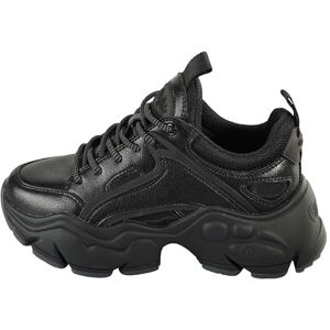 Buffalo Binary c Vegan Nappa, Femme Basket_Mode_Basse Noir bi-matière 38 EU - Publicité Buffalo Binary c Vegan Nappa, Femme Basket_Mode_Basse Noir bi-matière 38 EU - Publicité