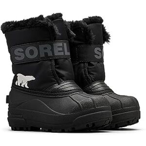Sorel Snow Commander Waterproof bottes d'hiver imperméables pour enfants, Noir (Black x Charcoal), 30 EU - Publicité Sorel Snow Commander Waterproof bottes d'hiver imperméables pour enfants, Noir (Black x Charcoal), 30 EU - Publicité