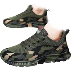 XUANXUANQZ Chaussures De Randonnée Camouflage pour Homme, Baskets De Chasse Légères, Chaussures Orthopédiques Hike Balance (Camouflage,43) - Publicité XUANXUANQZ Chaussures De Randonnée Camouflage pour Homme, Baskets De Chasse Légères, Chaussures Orthopédiques Hike Balance (Camouflage,43) - Publicité