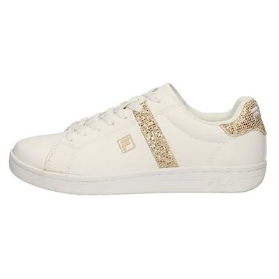 Fila Baskets Crosscourt 2 F WMN pour Femme, Or Blanc., 40 EU - Publicité Fila Baskets Crosscourt 2 F WMN pour Femme, Or Blanc., 40 EU - Publicité