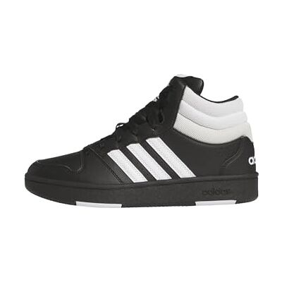 Adidas Mixte Hoops Mid Classic Shoes, Core Black/FTWR White/Orbit Grey, 39 1/3 EU - Publicité Adidas Mixte Hoops Mid Classic Shoes, Core Black/FTWR White/Orbit Grey, 39 1/3 EU - Publicité