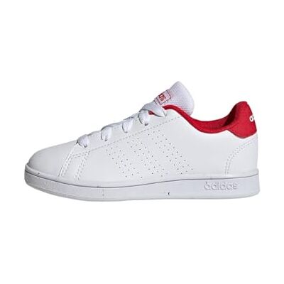 Adidas - Advantage Lifestyle Court Lace - Blanc - Chaussures - Publicité Adidas - Advantage Lifestyle Court Lace - Blanc - Chaussures - Publicité