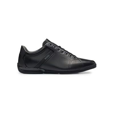 BOSS Hommes Saturn Lowp Baskets en Cuir avec Doublure Anti-odeurs - Publicité BOSS Hommes Saturn Lowp Baskets en Cuir avec Doublure Anti-odeurs - Publicité
