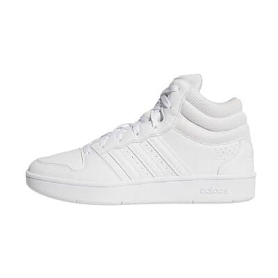 Adidas Mixte Hoops Mid Classic Shoes, FTWR White/FTWR White/Grey Two, 36 EU - Publicité Adidas Mixte Hoops Mid Classic Shoes, FTWR White/FTWR White/Grey Two, 36 EU - Publicité