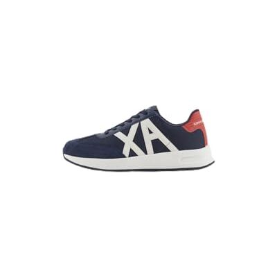 Armani Exchange Dusseldorf Contrast Logo Baskets pour Homme, Bleu Marine/Rouge, 44 EU - Publicité Armani Exchange Dusseldorf Contrast Logo Baskets pour Homme, Bleu Marine/Rouge, 44 EU - Publicité