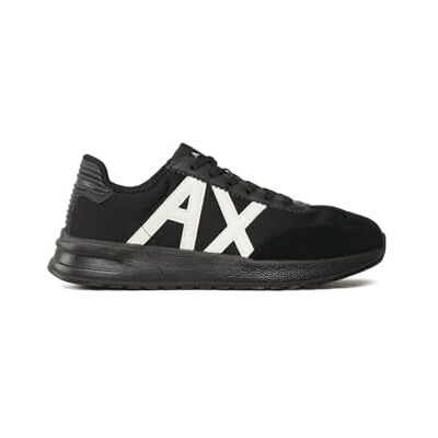 Armani Exchange A X Baskets avec Logo en Daim pour Homme, Black Off Whit, 44 EU - Publicité Armani Exchange A X Baskets avec Logo en Daim pour Homme, Black Off Whit, 44 EU - Publicité