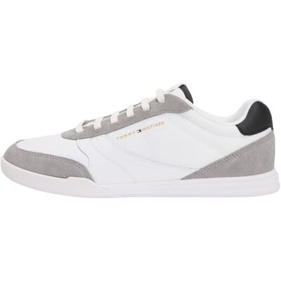 Tommy Hilfiger Chaussures Basses LoPro LTH Mix RWB FM0FM05826 pour Homme, Blanc (Blanc), 7 - Publicité Tommy Hilfiger Chaussures Basses LoPro LTH Mix RWB FM0FM05826 pour Homme, Blanc (Blanc), 7 - Publicité