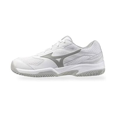 Mizuno Chaussures Break Shot 5 CC Code Blanc, blanc/gris, 37 EU - Publicité Mizuno Chaussures Break Shot 5 CC Code Blanc, blanc/gris, 37 EU - Publicité