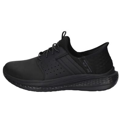 Skechers Homme Slade Zachary Slip-In ENTRAINEUSE, Black Mesh / Leather, 44 EU - Publicité Skechers Homme Slade Zachary Slip-In ENTRAINEUSE, Black Mesh / Leather, 44 EU - Publicité