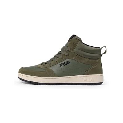 Fila Baskets Rega S Mid pour Homme, Vert Olive, 41 EU - Publicité Fila Baskets Rega S Mid pour Homme, Vert Olive, 41 EU - Publicité