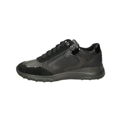 Geox D Alleniee D36LPB 05422 C9997 Noir - Baskets - Publicité Geox D Alleniee D36LPB 05422 C9997 Noir - Baskets - Publicité