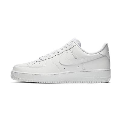 Nike Homme Air Force 1 '07 Chaussures de basket, Blanc, 44.5 EU - Publicité Nike Homme Air Force 1 '07 Chaussures de basket, Blanc, 44.5 EU - Publicité
