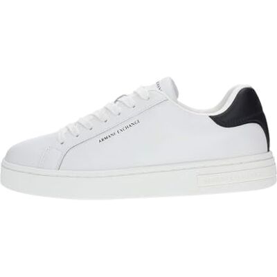 Armani Exchange Homme London Basket, Off White/Black, 41.5 EU - Publicité Armani Exchange Homme London Basket, Off White/Black, 41.5 EU - Publicité