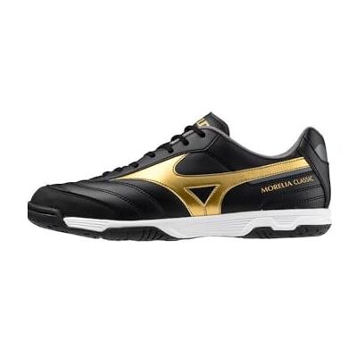 Mizuno Moreliasalaclassicin Soccer pour Femmes, Noir doré foncé ombré, 39 EU - Publicité Mizuno Moreliasalaclassicin Soccer pour Femmes, Noir doré foncé ombré, 39 EU - Publicité