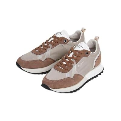 Pepe Jeans Homme Ari Soft M Sneak, Brown Taupe Beige, 46 EU - Publicité Pepe Jeans Homme Ari Soft M Sneak, Brown Taupe Beige, 46 EU - Publicité