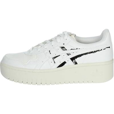 Asics Femme Japan S PF Sneaker, Blanc/CRÈME, 40.5 EU - Publicité Asics Femme Japan S PF Sneaker, Blanc/CRÈME, 40.5 EU - Publicité