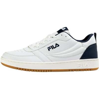 Fila Homme Rega Nf Basket, White Navy Gum, 42 EU - Publicité Fila Homme Rega Nf Basket, White Navy Gum, 42 EU - Publicité