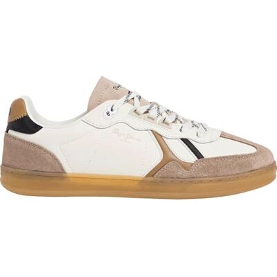 Pepe Jeans Baskets Ball Mood M pour Homme, Marron Stowe Beige, 42 EU - Publicité Pepe Jeans Baskets Ball Mood M pour Homme, Marron Stowe Beige, 42 EU - Publicité