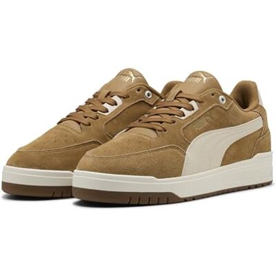 Puma Sneakers Shuffle Downtown Unisexe 44.5, Coffee Milk Alpine Snow Beige White - Publicité Puma Sneakers Shuffle Downtown Unisexe 44.5, Coffee Milk Alpine Snow Beige White - Publicité