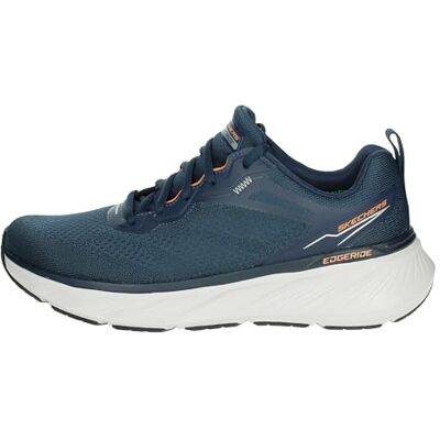 Skechers Baskets Edgeride Erlson pour Homme, Bordure Orange en polyuréthane tricoté Bleu Marine, 41 EU - Publicité Skechers Baskets Edgeride Erlson pour Homme, Bordure Orange en polyuréthane tricoté Bleu Marine, 41 EU - Publicité