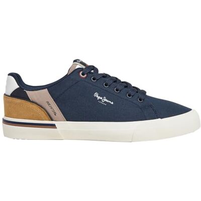 Pepe Jeans Homme Kenton State M Sneak, Bleu Dulwich, 42 EU - Publicité Pepe Jeans Homme Kenton State M Sneak, Bleu Dulwich, 42 EU - Publicité