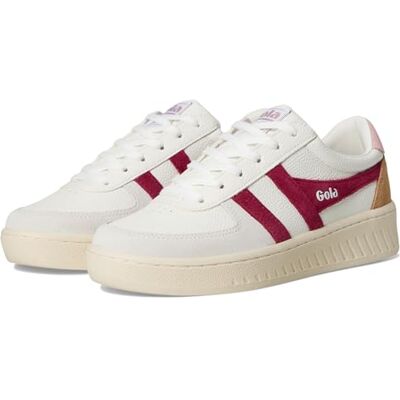 Gola Mixte Grandslam Trident Baskets, White/Cerise/Chalk Pink, 41 EU - Publicité Gola Mixte Grandslam Trident Baskets, White/Cerise/Chalk Pink, 41 EU - Publicité