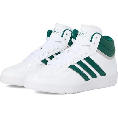 Adidas Hoops 4.0 Baskets montantes unisexes pour enfant, Blanc/vert collégial/gris, 37 1/3 EU - Publicité Adidas Hoops 4.0 Baskets montantes unisexes pour enfant, Blanc/vert collégial/gris, 37 1/3 EU - Publicité