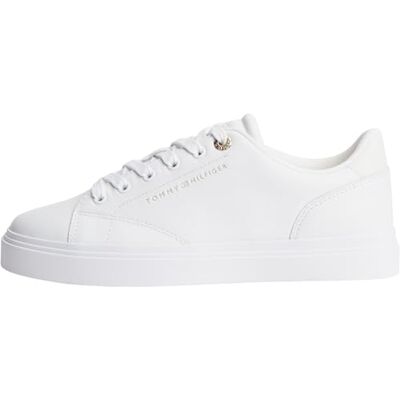 Tommy Hilfiger Femme Th Feminine Cupsole Leather Fw0fw09105 Bas, White (White), 35 EU - Publicité Tommy Hilfiger Femme Th Feminine Cupsole Leather Fw0fw09105 Bas, White (White), 35 EU - Publicité