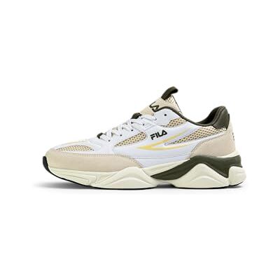Fila RECADE Baskets pour Homme Marshmallow-Olive Night, 43 EU, Marshmallow Olive Night, 43 EU - Publicité Fila RECADE Baskets pour Homme Marshmallow-Olive Night, 43 EU, Marshmallow Olive Night, 43 EU - Publicité