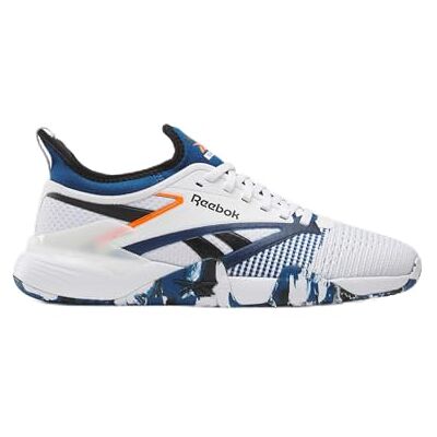 Reebok Baskets Nano Court Unisexes, FTWR White/Black/Athletic Blue, 43 EU - Publicité Reebok Baskets Nano Court Unisexes, FTWR White/Black/Athletic Blue, 43 EU - Publicité