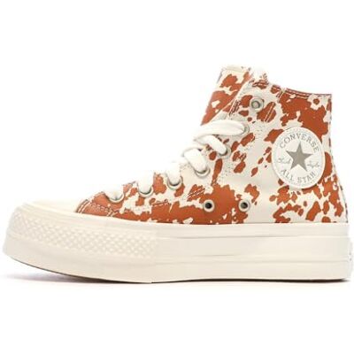 Baskets Animal Print Converse - Confort Haut - Publicité Baskets Animal Print Converse - Confort Haut - Publicité