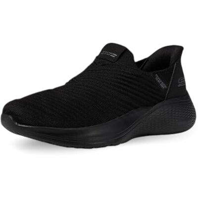 Skechers Femme Bobs Infinity Daily Vision Shoes, Black Textile Synthetic Trim, 37.5 EU - Publicité Skechers Femme Bobs Infinity Daily Vision Shoes, Black Textile Synthetic Trim, 37.5 EU - Publicité