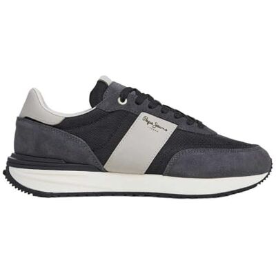 Pepe Jeans Supra Chaussures en Cuir Noir - Publicité Pepe Jeans Supra Chaussures en Cuir Noir - Publicité