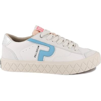 Palladium Mixte ACE LO Mix LTH Sneaker, Star White/Blue, 42 EU - Publicité Palladium Mixte ACE LO Mix LTH Sneaker, Star White/Blue, 42 EU - Publicité