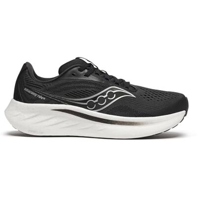 Chaussures de course noires Saucony Ride 18 - Chaussures de course - Publicité Chaussures de course noires Saucony Ride 18 - Chaussures de course - Publicité