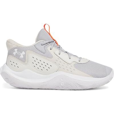 Under Armour - Jet '23 - Grau/Ares Rot/Weiß - Chaussures de basket-ball - Publicité Under Armour - Jet '23 - Grau/Ares Rot/Weiß - Chaussures de basket-ball - Publicité