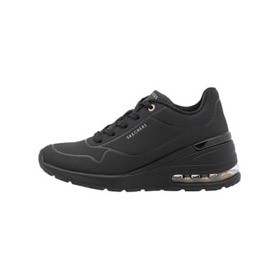 Skechers Femme Million Air Elevated Fashion-sneakers, Black Durabuck, 36 EU - Publicité Skechers Femme Million Air Elevated Fashion-sneakers, Black Durabuck, 36 EU - Publicité