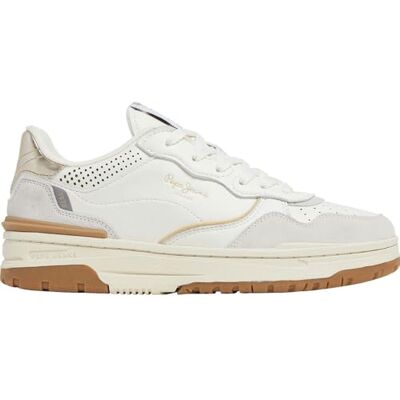 Pepe Jeans Chester Life Baskets en Cuir Blanc - Publicité Pepe Jeans Chester Life Baskets en Cuir Blanc - Publicité