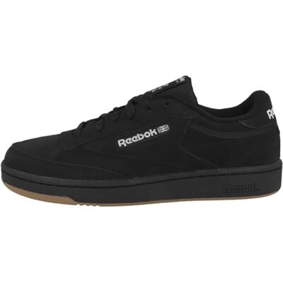 Reebok Baskets Club C 85 Unisexes, Noir, 44.5 EU - Publicité Reebok Baskets Club C 85 Unisexes, Noir, 44.5 EU - Publicité