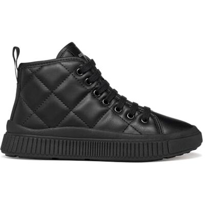 Geox J Laquinny Girl Basket, Noir, 30 EU - Publicité Geox J Laquinny Girl Basket, Noir, 30 EU - Publicité