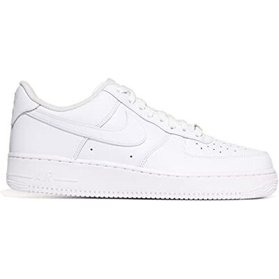 Nike Men's Shoe Air Force 1 '07, White/White, , 44 EU (10 US) - Publicité Nike Men's Shoe Air Force 1 '07, White/White, , 44 EU (10 US) - Publicité