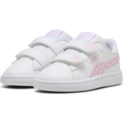Puma Baskets à Scratch Smash 3.0 Hearty Bébé 19, White Pearl Pink - Publicité Puma Baskets à Scratch Smash 3.0 Hearty Bébé 19, White Pearl Pink - Publicité