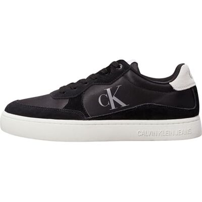 Calvin Klein Baskets Cupsole Homme Classic Iconic Nylon Chaussures, Noir (Black/Bright White), 44 - Publicité Calvin Klein Baskets Cupsole Homme Classic Iconic Nylon Chaussures, Noir (Black/Bright White), 44 - Publicité