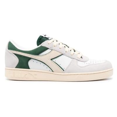 Diadora - Magic Basket - Blanc - Nubuck - Sneakers - Publicité Diadora - Magic Basket - Blanc - Nubuck - Sneakers - Publicité