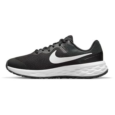 Nike Mixte enfant Revolution 6 Nn (Gs) Chaussures, Black White Dk Smoke Grey, 38.5 EU - Publicité Nike Mixte enfant Revolution 6 Nn (Gs) Chaussures, Black White Dk Smoke Grey, 38.5 EU - Publicité