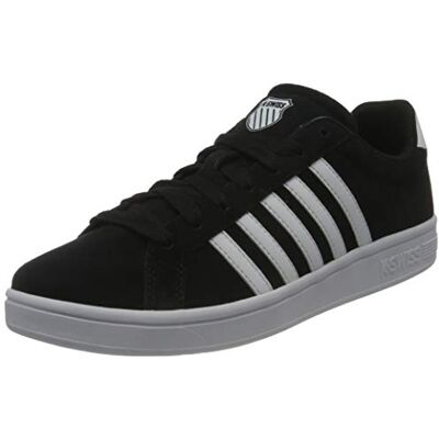 K-Swiss Baskets Court TIEBREAK SDE pour homme, noir/blanc, 40 EU - Publicité K-Swiss Baskets Court TIEBREAK SDE pour homme, noir/blanc, 40 EU - Publicité