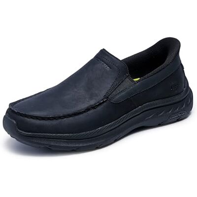 Skechers Autre Cuir pour Homme, Noir, 41 EU - Publicité Skechers Autre Cuir pour Homme, Noir, 41 EU - Publicité