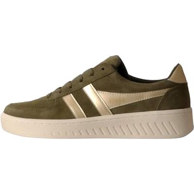 Gola Femme Grandslam Pearl Basket, Kaki, 40 EU - Publicité Gola Femme Grandslam Pearl Basket, Kaki, 40 EU - Publicité