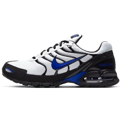 Nike Chaussures de Course Air Max Torch 4 pour Homme, Blanc/Bleu Hyper Noir/Noir, 45.5 EU - Publicité Nike Chaussures de Course Air Max Torch 4 pour Homme, Blanc/Bleu Hyper Noir/Noir, 45.5 EU - Publicité